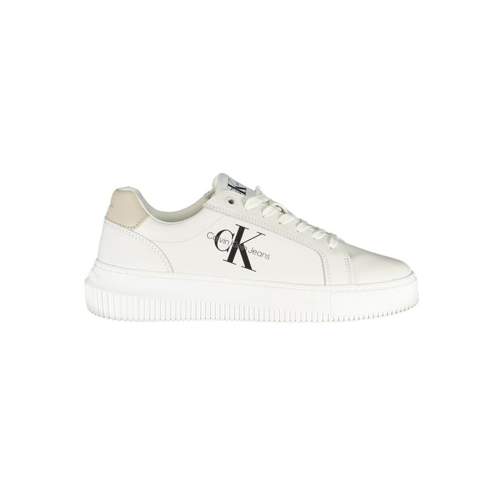 Calvin Klein Bianco Leather Women Sneaker