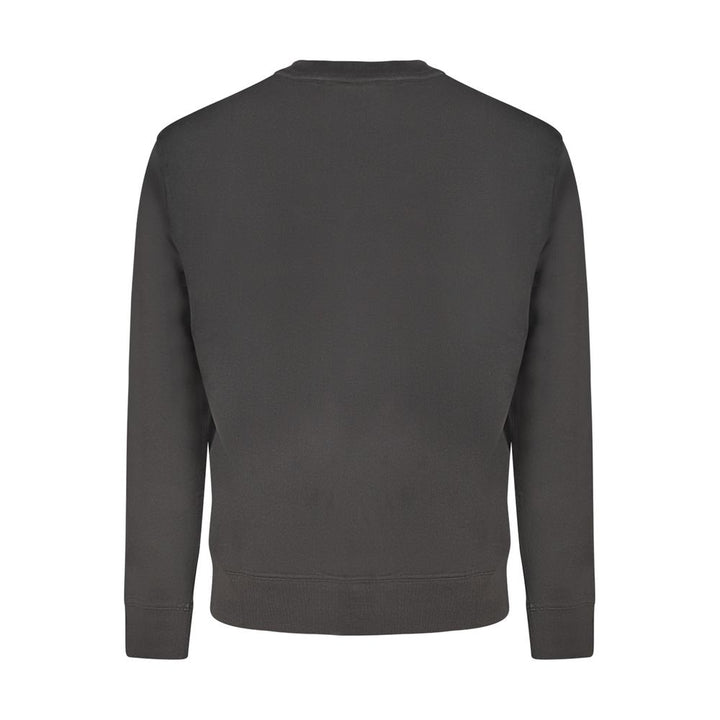 Hugo Boss Black Cotton Men Sweatshirt