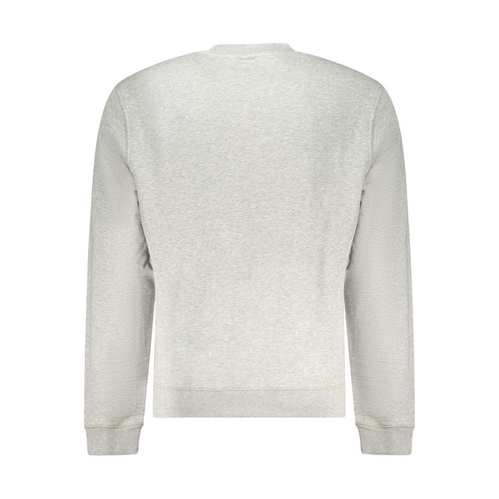 Napapijri Grigio Cotton Men Sweatshirt