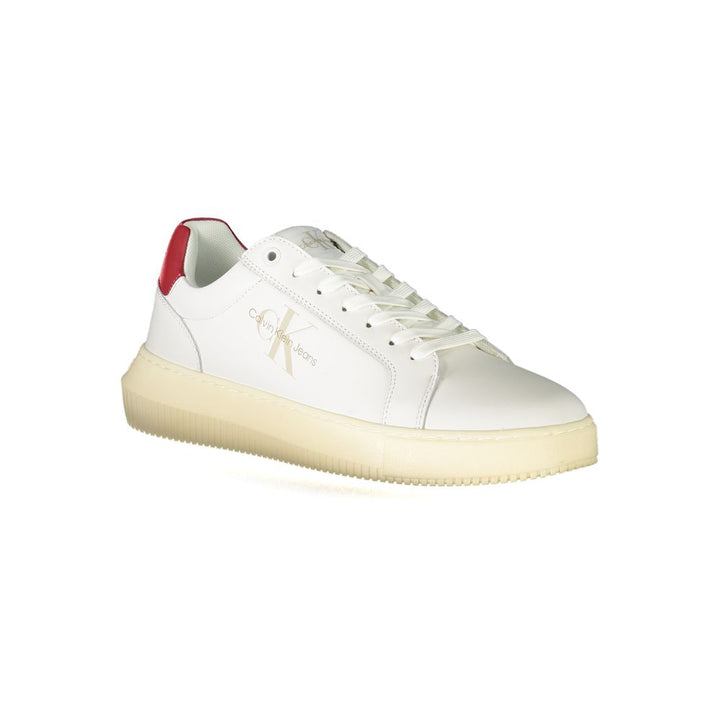 Calvin Klein Bianco Leather Men's Sneaker