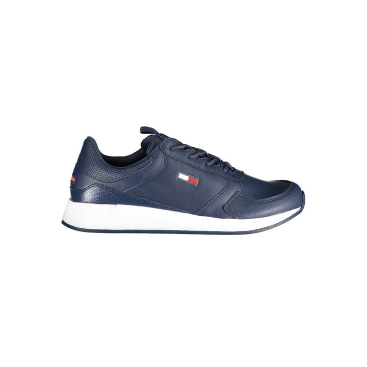 Tommy Hilfiger Blue Polyurethane Men Sneaker