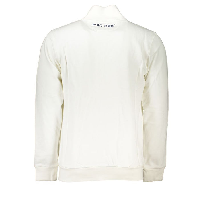 La Martina Bianco Cotton Men Sweatshirt