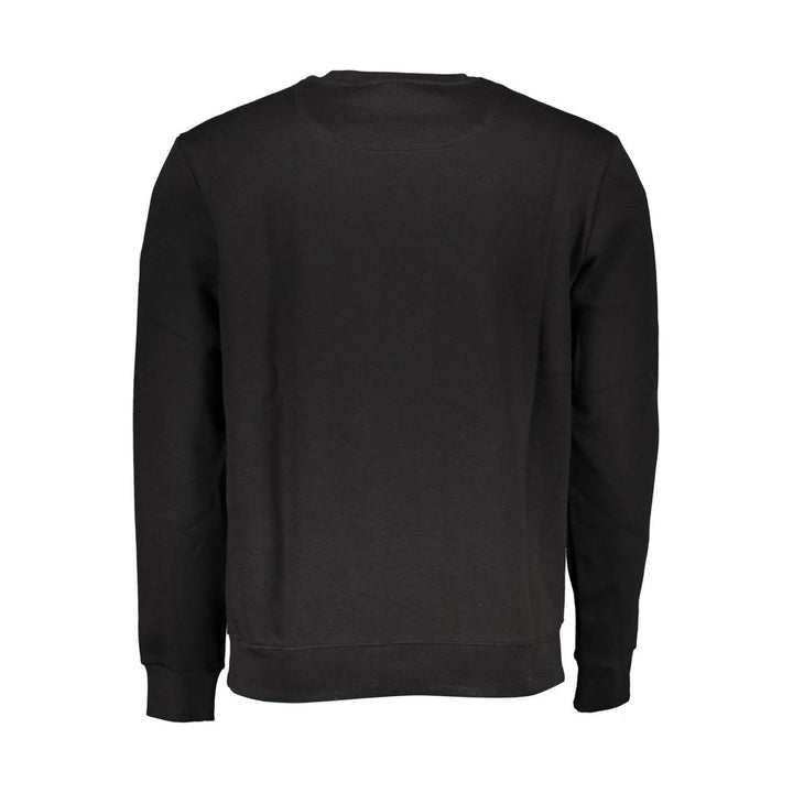 North Sails Black Cotton Men Sweatshirt