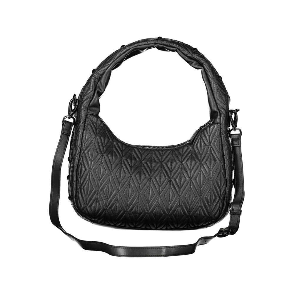 Mario Valentino Nero Polyurethane Women Shoulder Bag