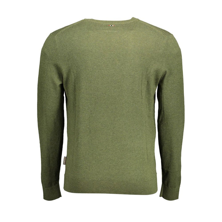 Napapijri Verde Cotton Men Sweater