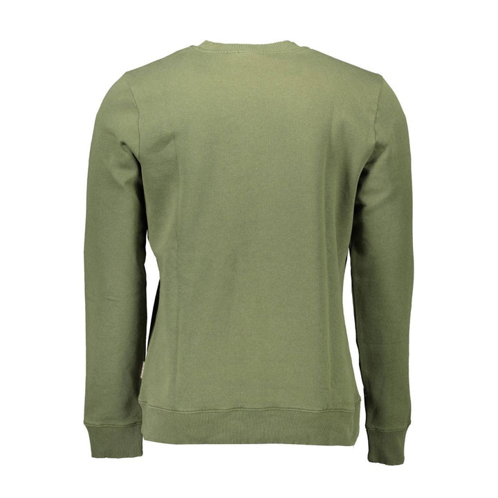 Napapijri Verde Cotton Men Sweatshirt