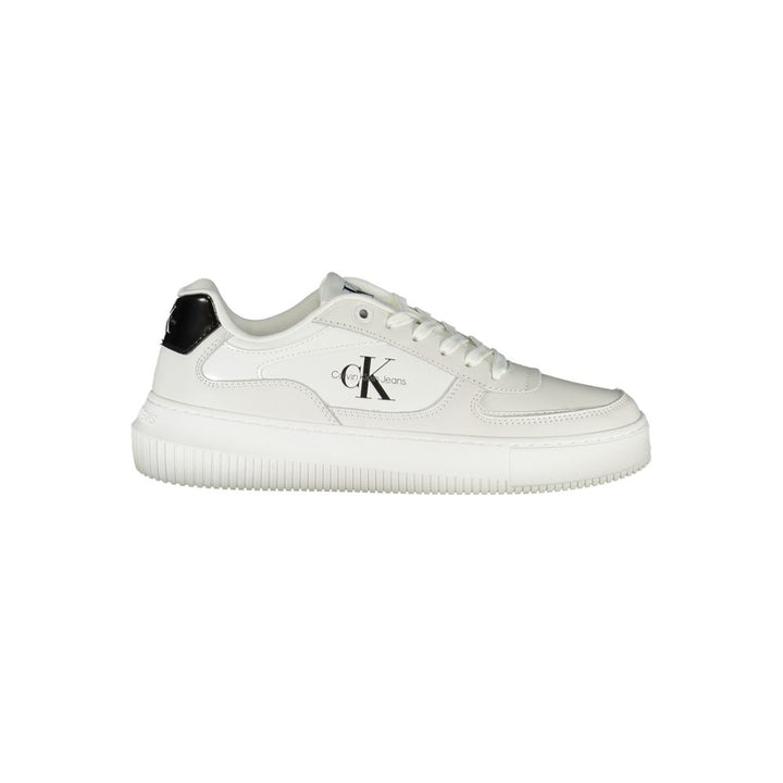Calvin Klein White Leather Women Sneaker