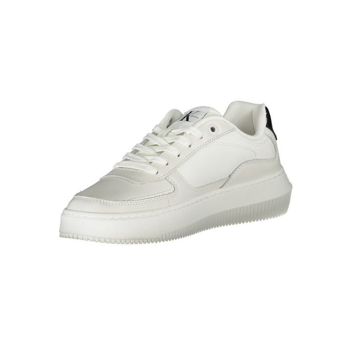 Calvin Klein White Leather Women Sneaker