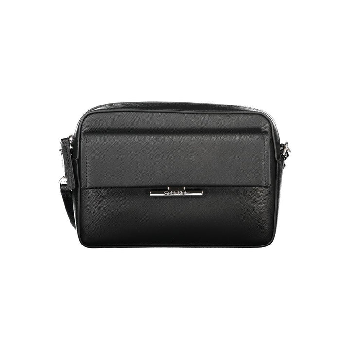 Calvin Klein Black Polyurethane Women's Shoulder Bag