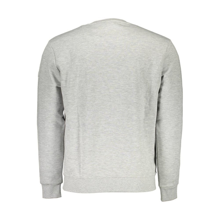 North Sails Gray Cotton Men Sweatshirt