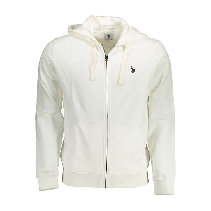 U.S. POLO ASSN. White Cotton Men's Hoodie