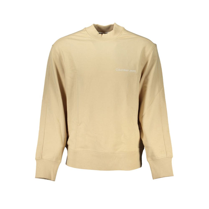 Calvin Klein Beige Cotton Men's Sweatshirt