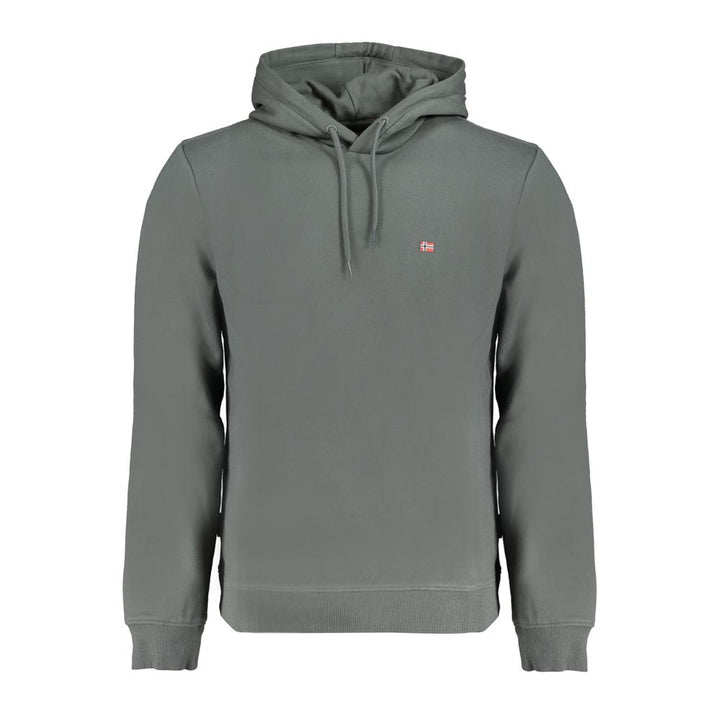 Napapijri Green Cotton Men Sweater