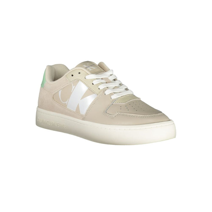 Calvin Klein Beige Polyurethane Women Sneaker