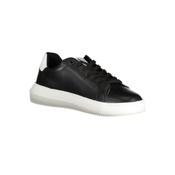 Calvin Klein Nero Leather Men Sneaker