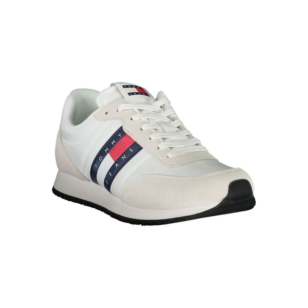 Tommy Hilfiger Bianco Polyester Men Sneaker