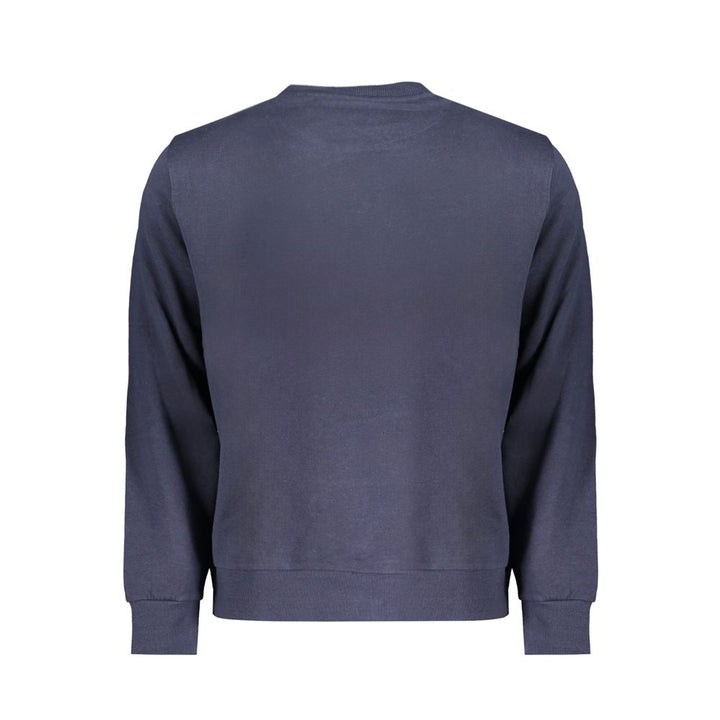North Sails Blue Cotton Men Sweatshirt