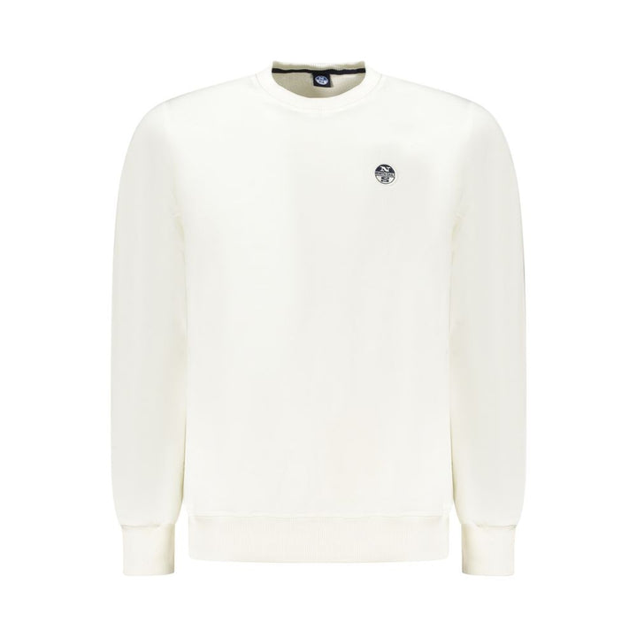 North Sails White Cotton Men Sweatshirt