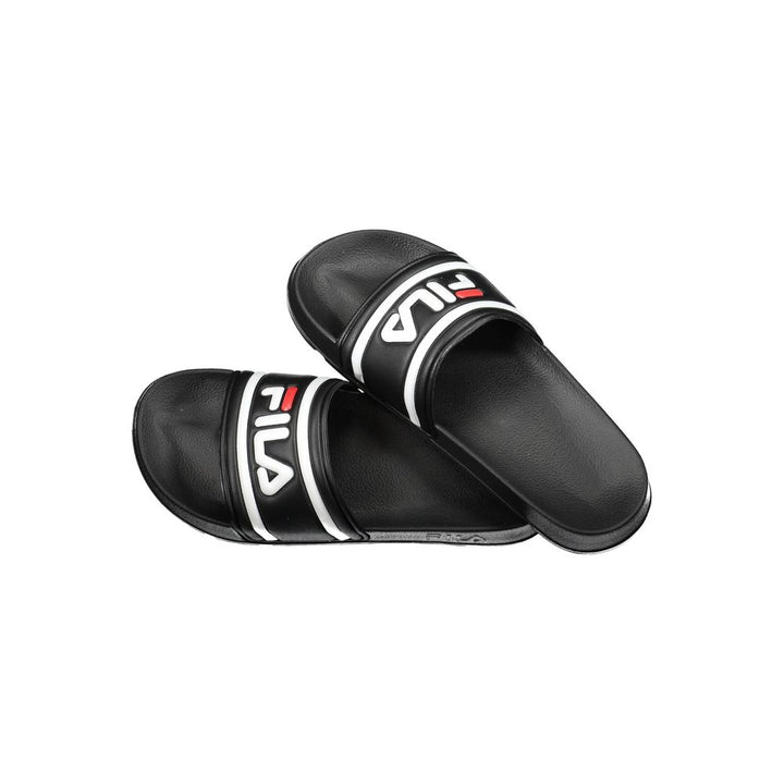 Fila Black Polyurethane Men's Slipper
