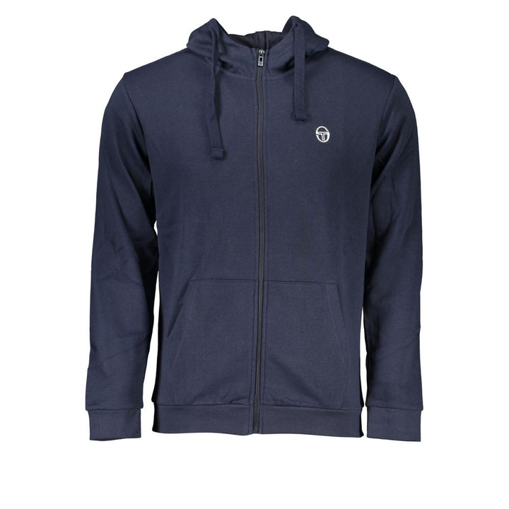Sergio Tacchini Blue Cotton Men Sweater