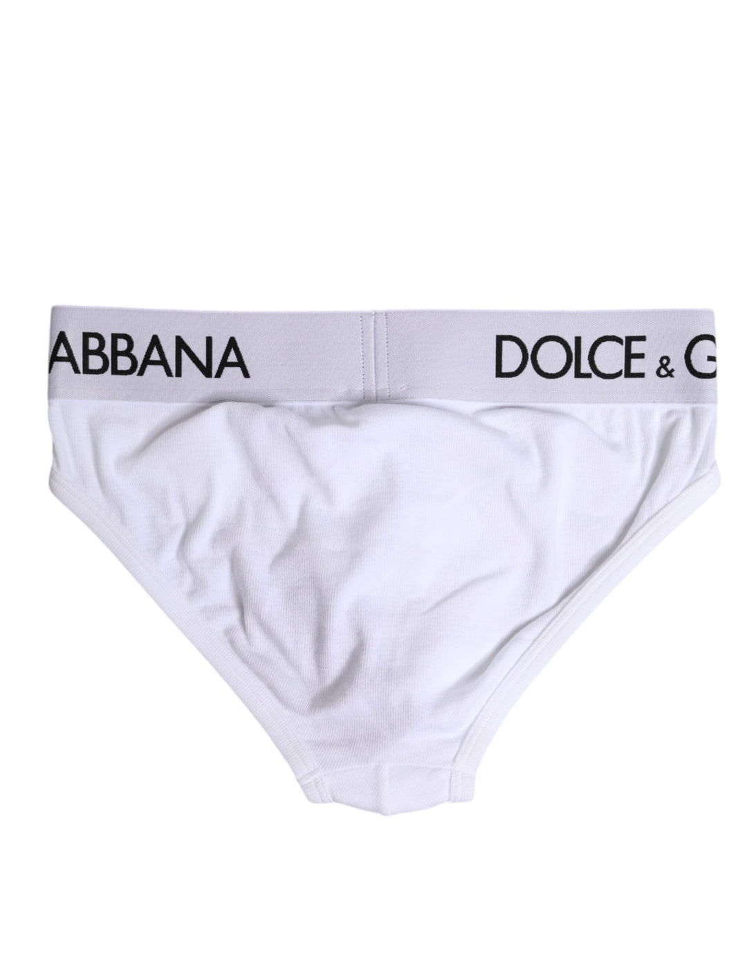 Dolce & Gabbana White Cotton Stretch Regular Brief Underwear