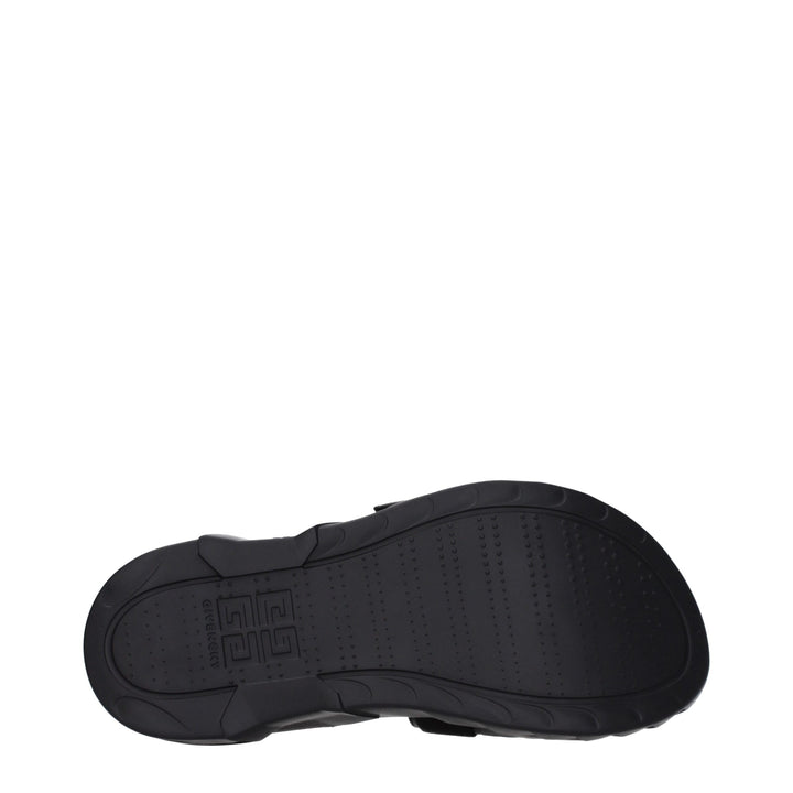 Givenchy Black Fabric Slippers