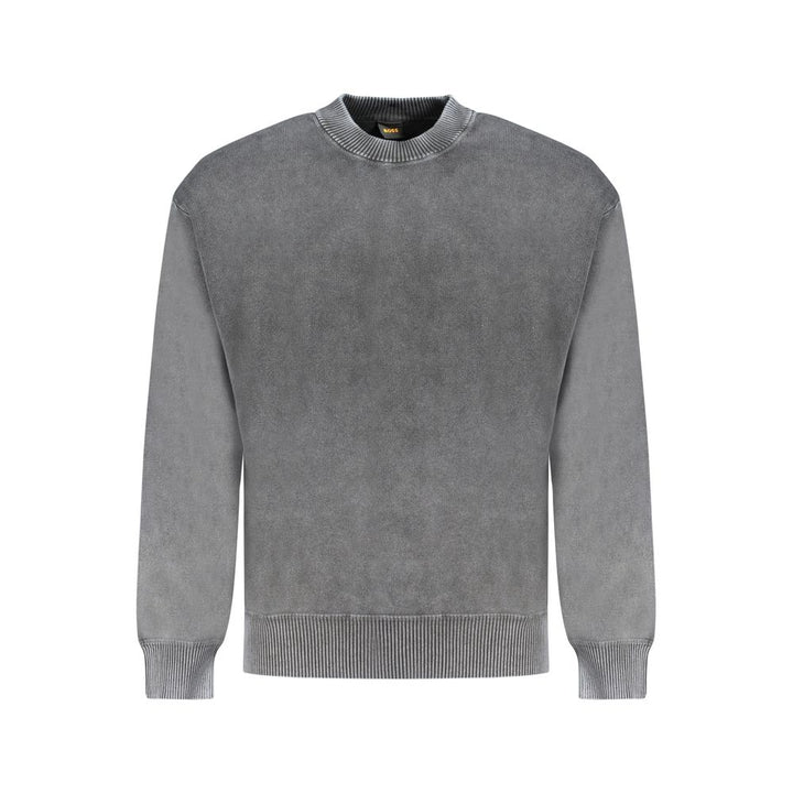 Hugo Boss Black Cotton Men's Sweater