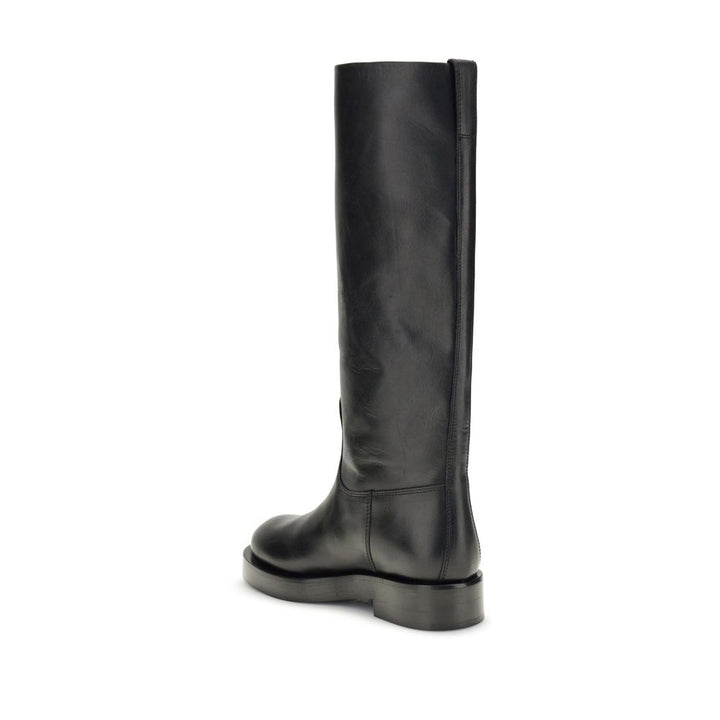 Paris Texas Black Leather Boots