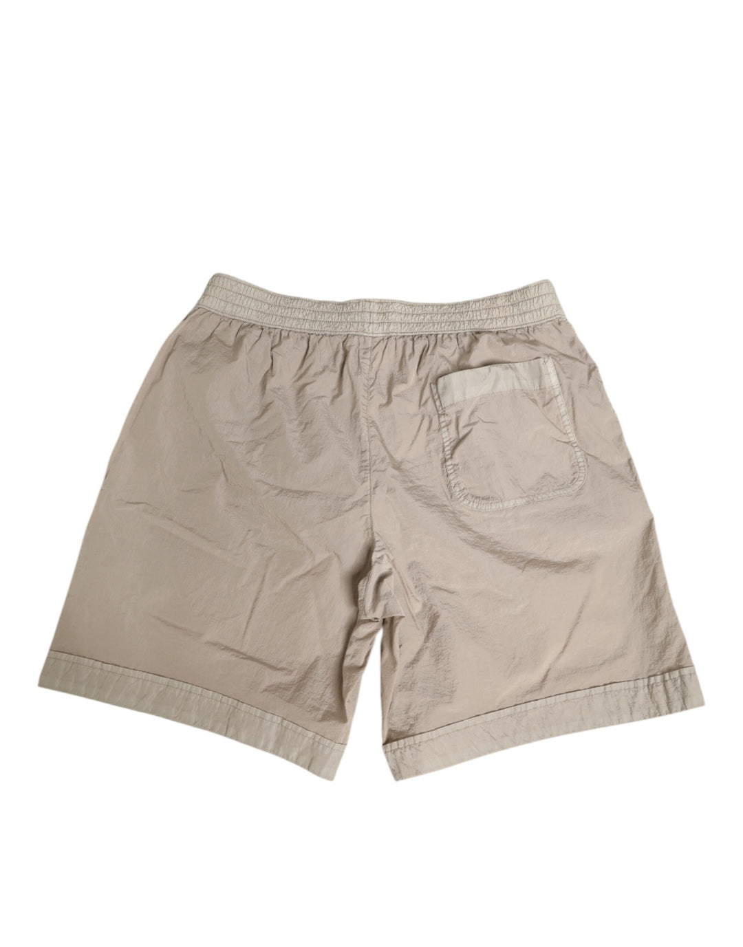 Dolce & Gabbana Beige Nylon Beachwear Men Boxer Short Swimwear