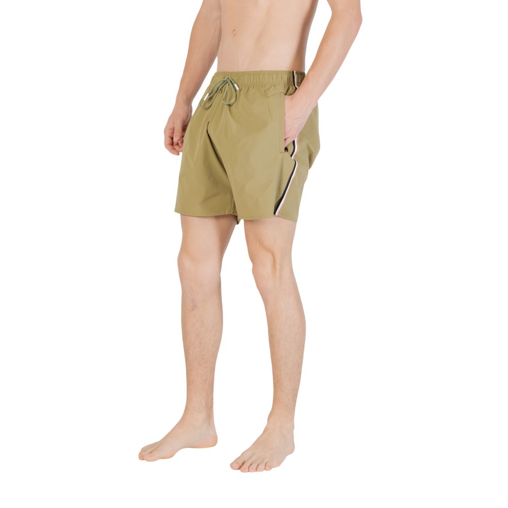 Hugo Boss Bicolor Polyester Swim Shorts