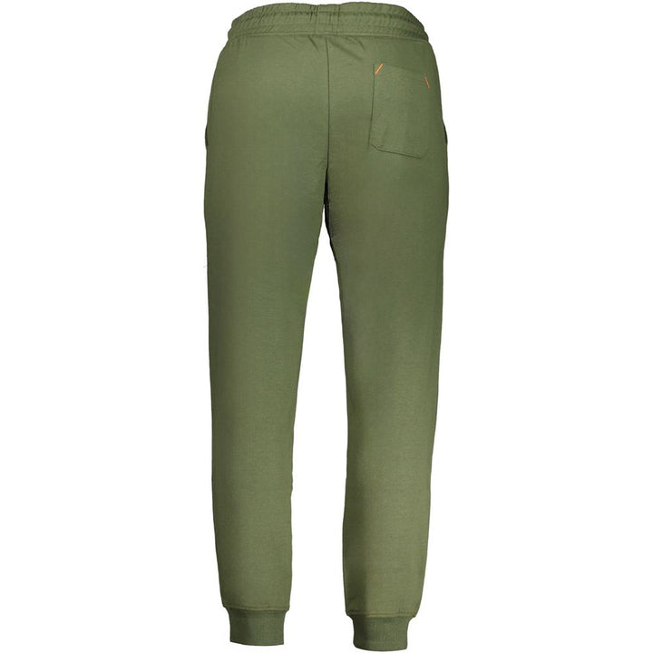 Gianmarco Venturi Verde Cotton Men's Tracksuit Pants