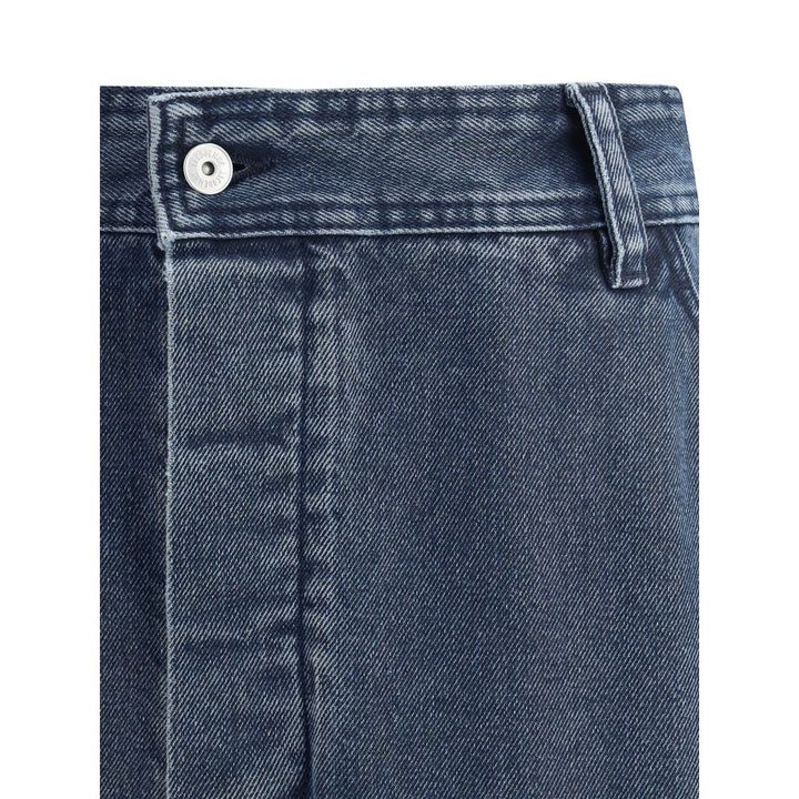 Jacquemus Blue Cotton Jeans Denim