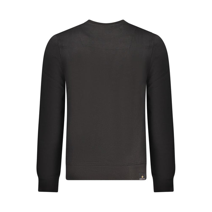 Accademia Militare Black Cotton Men Sweatshirt