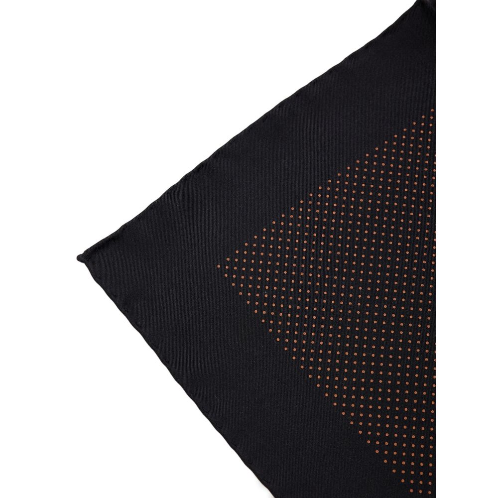 Tom Ford Black Silk Pocket Square