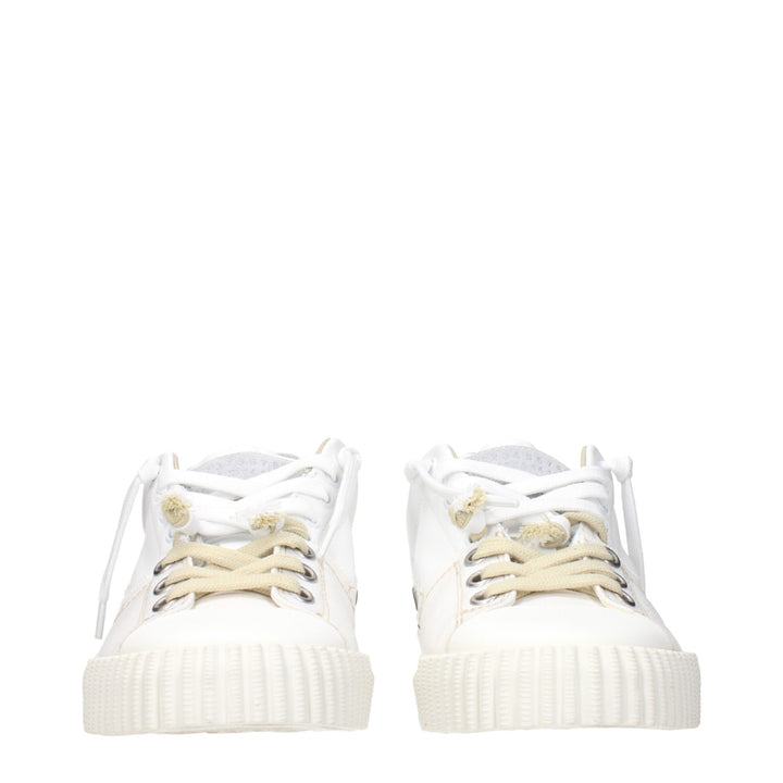 Maison Margiela White Leather Low Top Sneakers